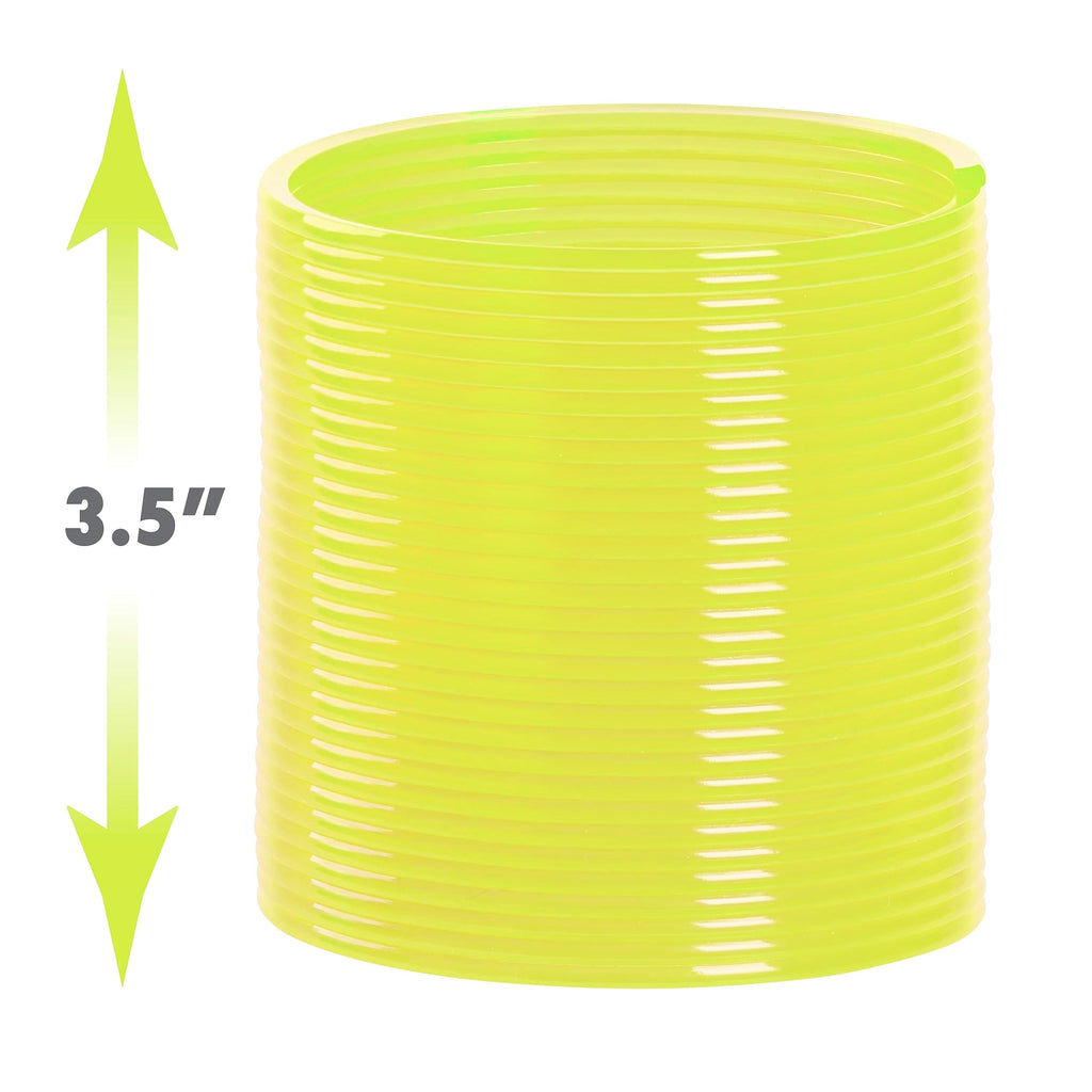 Slinky® Pro Plastic Spring Fidget Toy, Yellow, 3.4-inch Diameter, Kids Toys for Ages 5 Up by Just Play